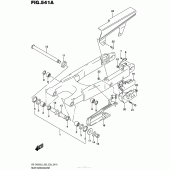 Схема узла: Задний рычаг (Маятник) для Suzuki DR-Z400 DR-Z400S