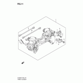 Схема вузла: Дросельна заслінка для Suzuki DL650 V-Strom