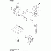 Схема вузла: Електроустаткування (Gsx-R750L4 E03) для Suzuki GSX-R750