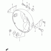 Схема вузла: Кожух фари для Suzuki GS500