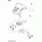 Схема вузла: Задній ліхтар (Стоп-сигнал) (Vzr1800Bzl4 E03) для Suzuki VZR1800 Boulevard M109R BOSS