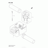 Схема узла: Пульт управления рулевой для Suzuki VZ800 Boulevard M50