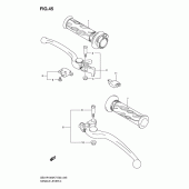 Схема узла: Ручки руля для Suzuki GSX-R1000