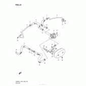 Схема вузла: Система індукції повітря для Suzuki VZ800 Boulevard M50