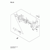Схема вузла: Водяний насос Suzuki GSX1300 B-King