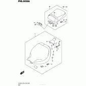 Схема вузла: Seat (Vl800L5 E03) для Suzuki VL800 Boulevard C50 BOSS