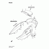 Схема узла: Боковая крышка (An650al1 e24) для Suzuki AN650 Burgman (EU analogue of SkyWave)