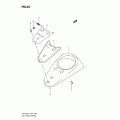 Схема узла: Накладка топливного бака (Vlr1800l1 e19) для Suzuki VLR1800 Intruder C1800R/ Boulevard C109R