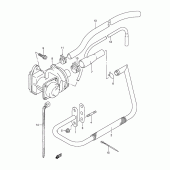 Схема узла: Система индукции воздуха (E18) для Suzuki DR350