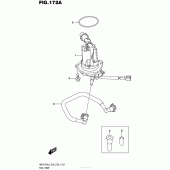 Схема узла: Топливный насос для Suzuki RM-Z450