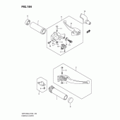 Схема вузла: Ручки керма (Vzr1800zl2 e24) для Suzuki VZR1800 Intruder M1800R/ Boulevard M109R