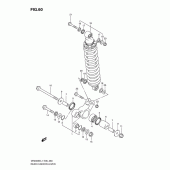 Схема узла: Рычаг прогрессии для Suzuki DR200 DR200SE