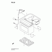 Схема узла: Аккумулятор для Suzuki GSX1300 Hayabusa
