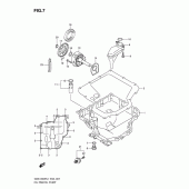 Схема узла: Масляный насос & Поддон для Suzuki GSX1300 Hayabusa