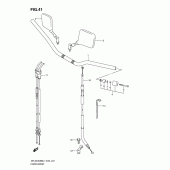 Схема узла: Руль & Тросики для Suzuki DR-Z400 DR-Z400SM