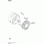 Схема вузла: Статор & Ротор для Suzuki DL1000 V-Strom