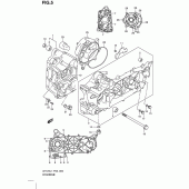 Схема узла: Картер двигателя для Suzuki UH125 Burgman
