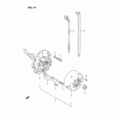 Схема вузла: Статор & Ротор для Suzuki RM125