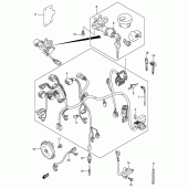 Схема вузла: Електропроводка (Vl800k4/zk4) для Suzuki VL800 Intruder Volusia