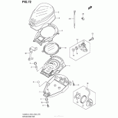 Схема вузла: Speedometer (Vl800Cl3 E03) для Suzuki VL800 Boulevard C50C