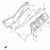 Схема вузла: Бічні панелі (Model r/s) для Suzuki DR650 DR650RSE