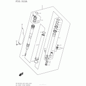 Схема вузла: Rh Front Fork Damper (Rm-Z450L5 E03) для Suzuki RM-Z450