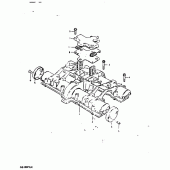 Схема узла: Клапанная крышка для Suzuki GS1000