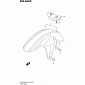 Схема вузла: Переднє крило (For Bbd) (Vzr1800Bzl6 E33) для Suzuki VZR1800 Boulevard M109R