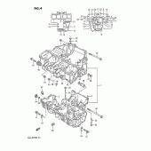 Схема узла: Картер двигателя для Suzuki GSX-R750