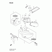 Схема узла: Боковые панели (Vlr1800tl1 e2) для Suzuki VLR1800 Intruder C1800R/ Boulevard C109R