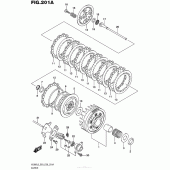 Схема вузла: Зчеплення для Suzuki VL800 Boulevard C50T
