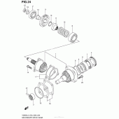 Схема узла: Вторичная передача для Suzuki VZ800 Boulevard M50
