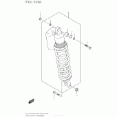 Схема вузла: Rear Shock Absorber (Dr-Z400Sl5 E03) для Suzuki DR-Z400 DR-Z400S