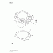 Схема вузла: Циліндр для Suzuki RM-Z450