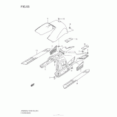 Схема узла: Панель для ног для Suzuki AN650 Burgman (EU analogue of SkyWave)