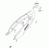 Схема вузла: Бічні панелі для Suzuki GSX750 Katana