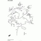 Схема вузла: Паливний бак (Dl650Al5 E33) для Suzuki DL650 V-Strom