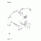 Схема вузла: Система індукції повітря (Model k9) для Suzuki VZ800 Intruder M800/Boulevard M50