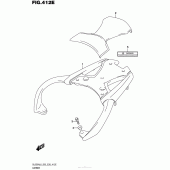 Схема вузла: Carrier (Dl650Xal6 E33) для Suzuki DL650 V-Strom