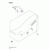 Схема узла: Сиденье для Suzuki DR-Z400 DR-Z400SM