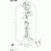 Схема вузла: Паливний насос Suzuki GSX-R750