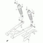 Схема вузла: Кожух ланцюгової передачі для Suzuki GZ125 Marauder