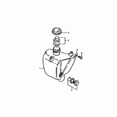 Схема узла: Бак масляный для Suzuki TS125