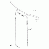 Схема узла: Руль & Тросики для Suzuki RMX250