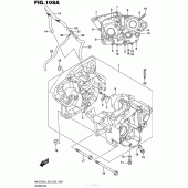 Схема вузла: Картер двигуна для Suzuki RM-Z250