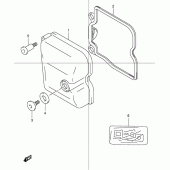 Схема узла: Клапанная крышка для Suzuki UC150 Epicuro