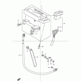 Схема вузла: Спідометр для Suzuki DR250