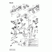Схема вузла: Електропроводка (Imobi)(an400k7/k8/k9/zk7/zk8/l0) для Suzuki AN400 Burgman (EU analogue of SkyWave)