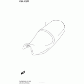 Схема вузла: Низьке сидіння (Опція) для Suzuki DL650 V-Strom