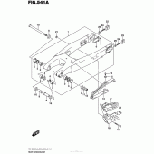 Схема вузла: Задній важіль (Маятник) для Suzuki RM-Z250